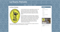 Desktop Screenshot of nuevaparisien.com